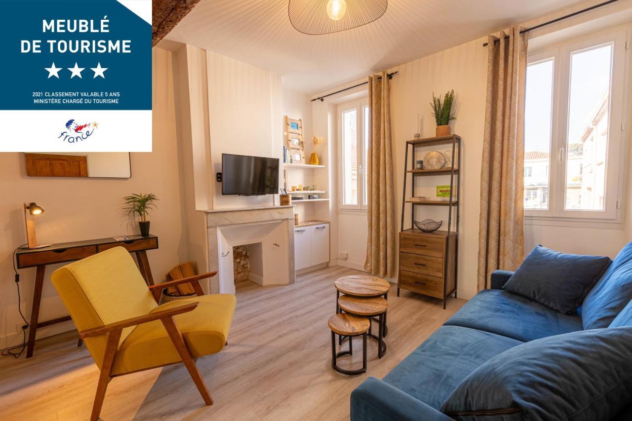 Escapade A Sanary, Au Coeur Du Village, 200M Du Port,Clim,Wifi,Parking Zewnętrze zdjęcie